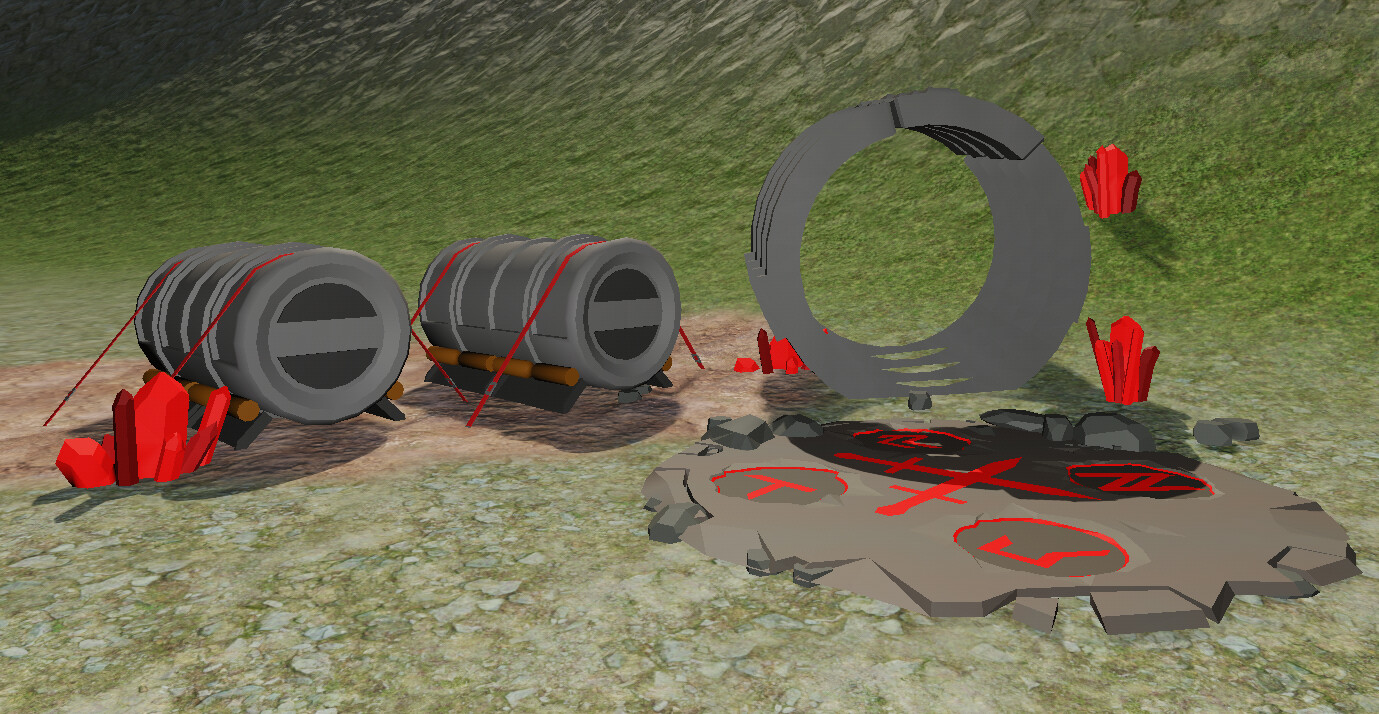 GameGuru MAX Low Poly Mini Kit - Sci-Fi Portals #5