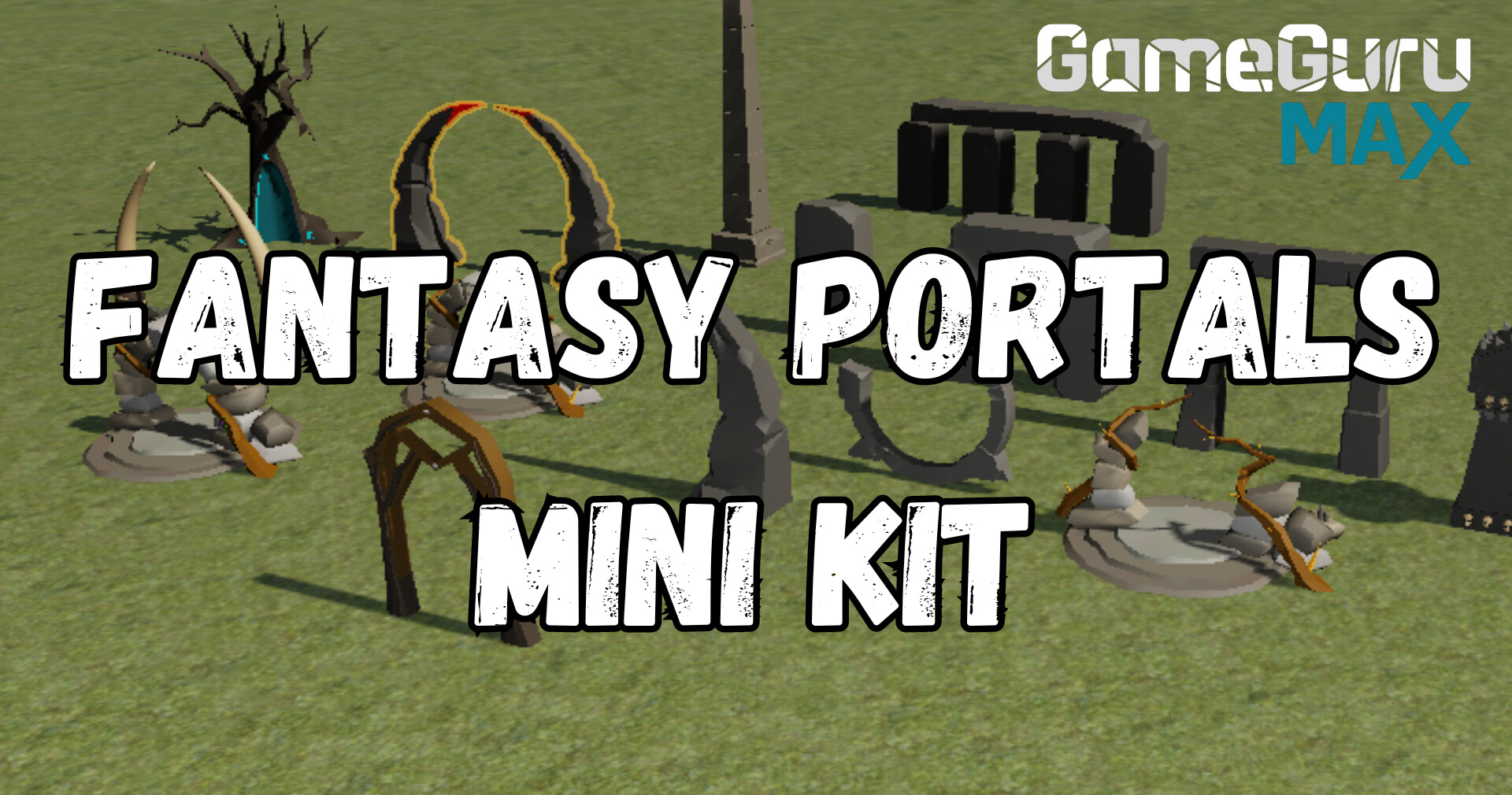 GameGuru MAX Low Poly Mini Kit - Fantasy Portals #0