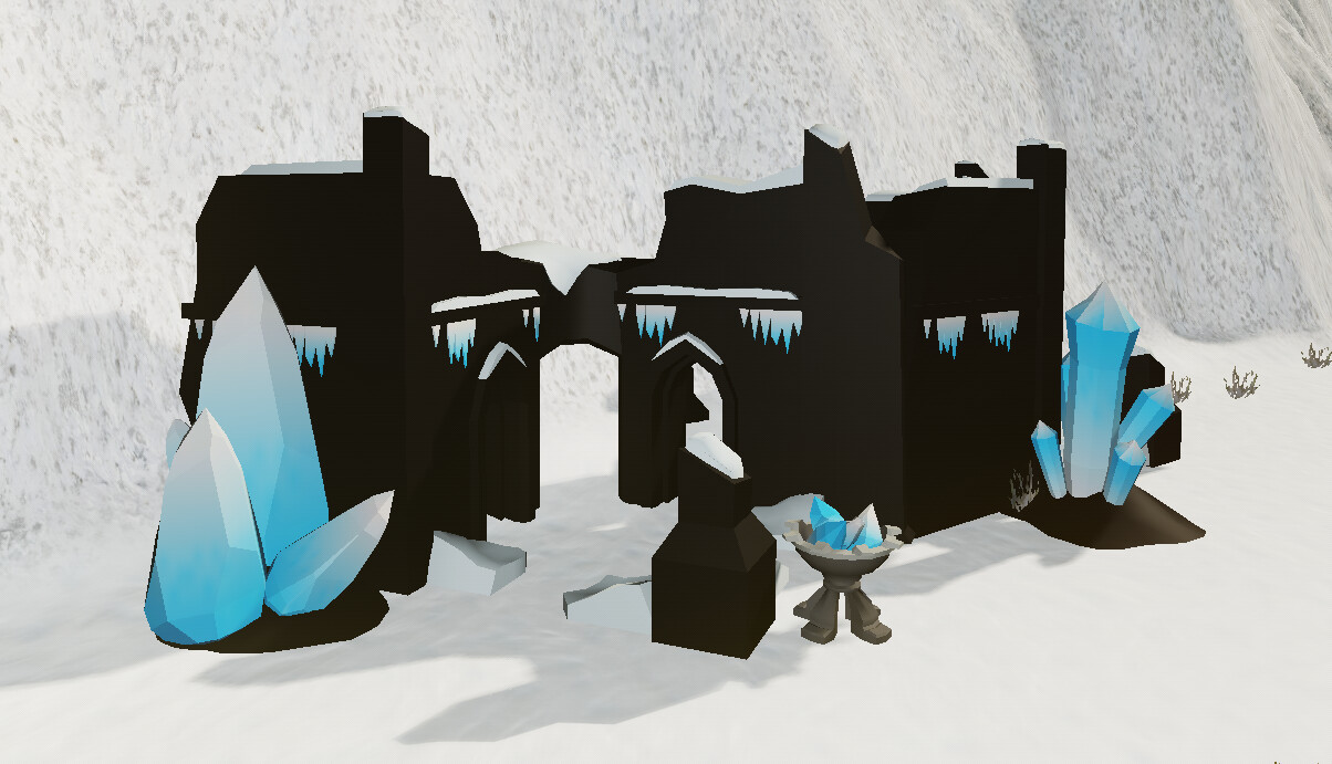 GameGuru MAX Low Poly Asset Pack - Arctic Ruins #4