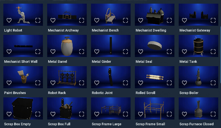 GameGuru MAX Low Poly Asset Pack - Mechanist's Settlement #2