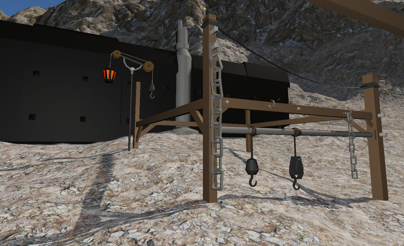 GameGuru MAX Low Poly Asset Pack - Mechanist's Settlement #7