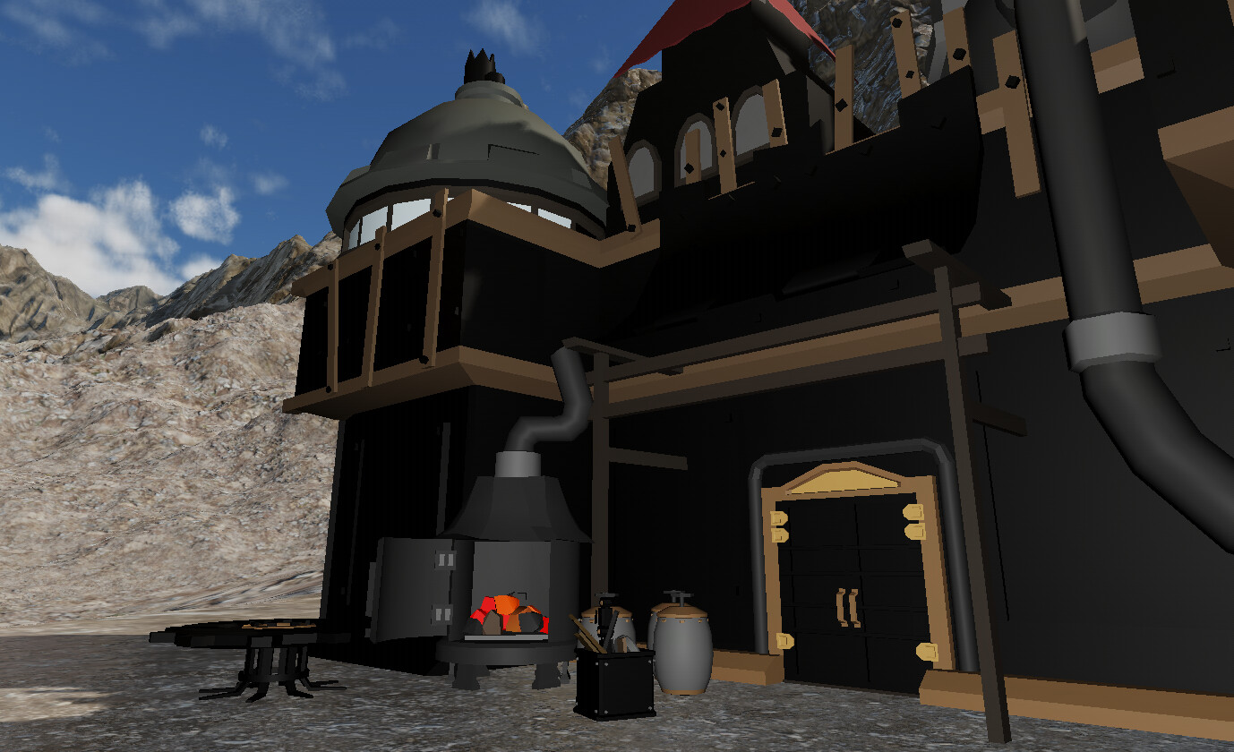 GameGuru MAX Low Poly Asset Pack - Mechanist's Settlement #3