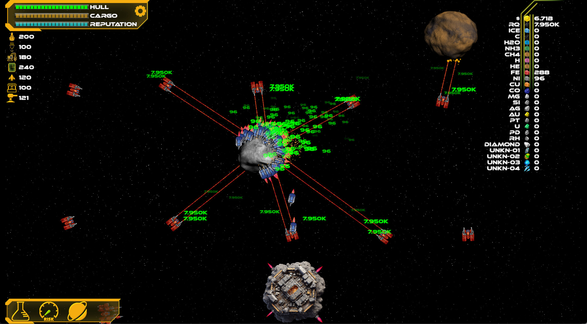 Fuel Run - Free space mining game on Itch.