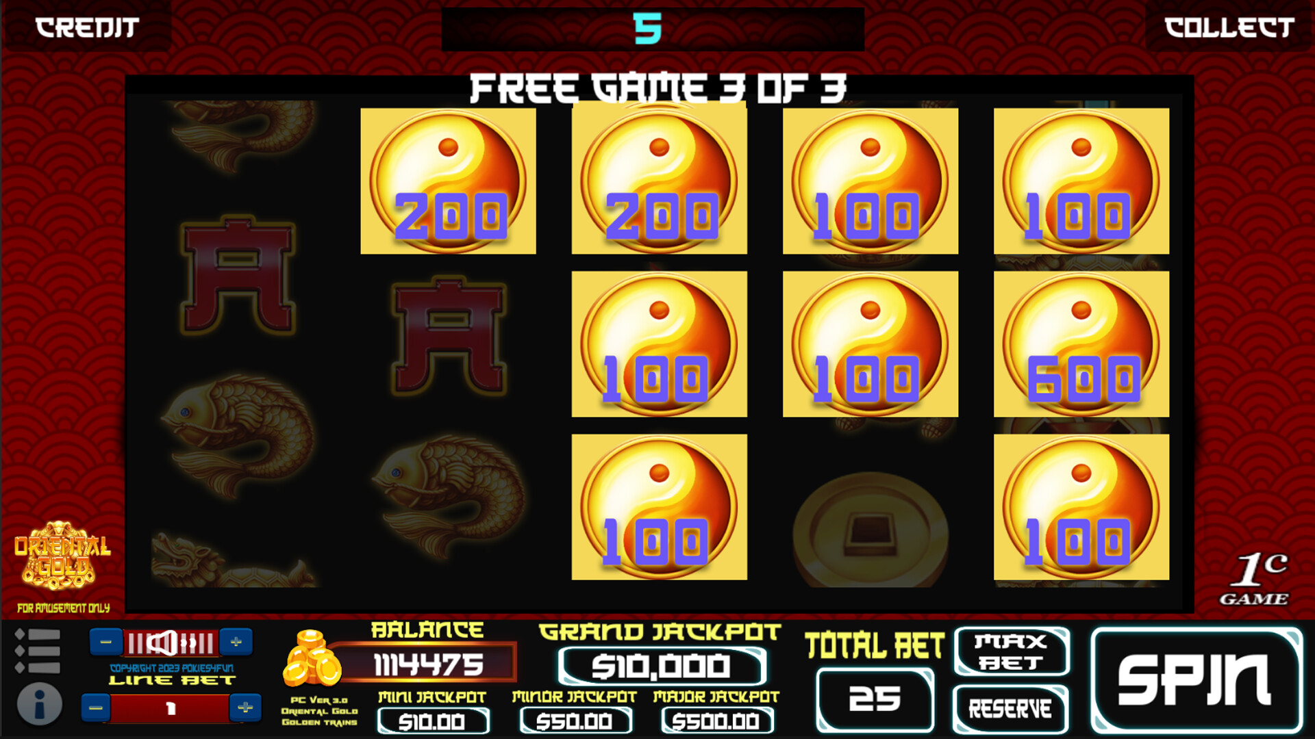 Oriental Gold: Golden Trains Edition - Slots screenshot screenshot 2