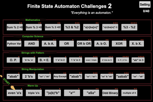 Finite State Automaton Challenges 2