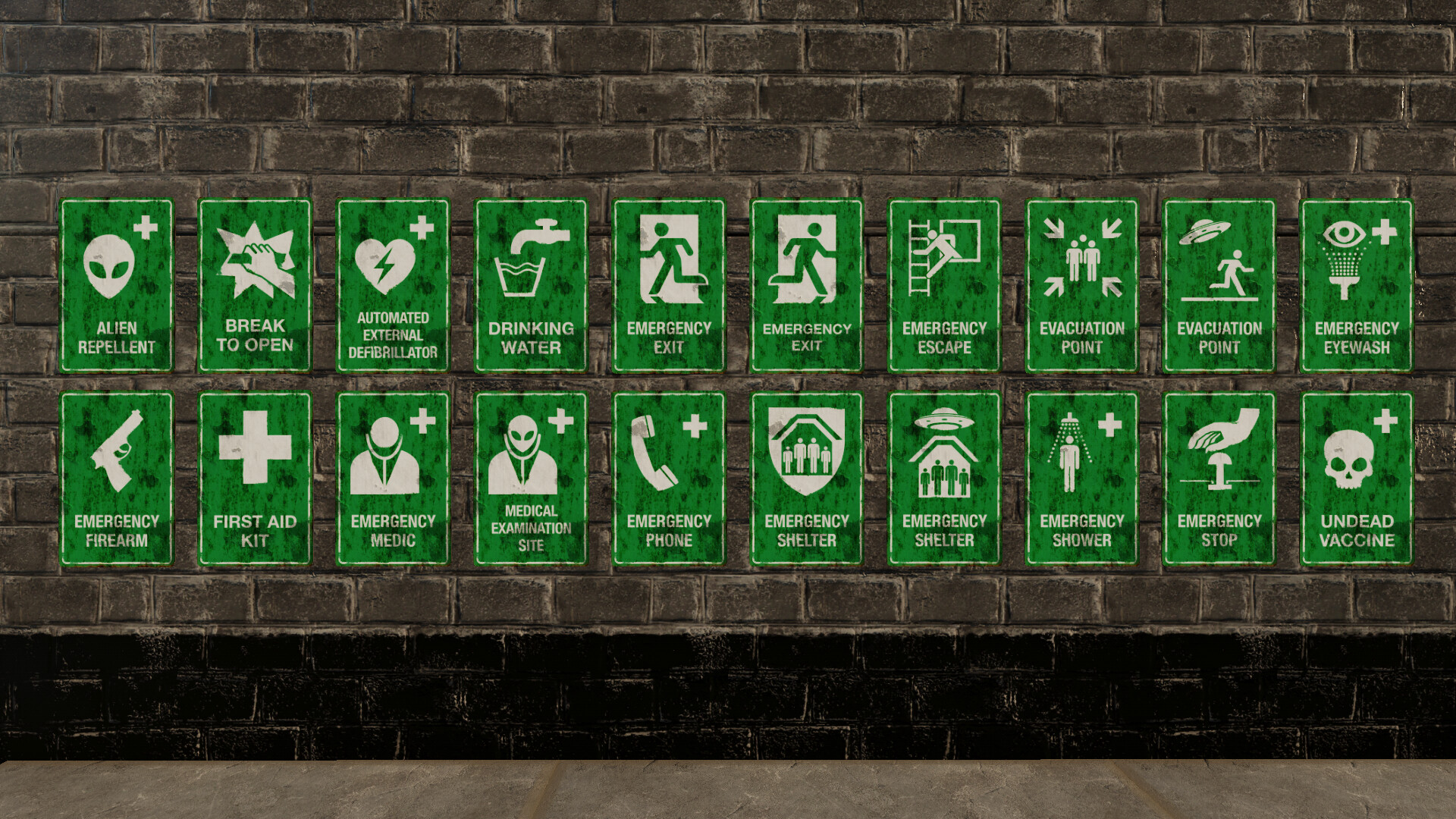 GameGuru MAX Modern Day Asset Pack - Hazard Signs screenshot screenshot 5