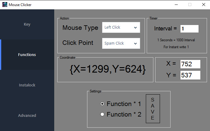 Mouse Clicker:: Instalock screenshot screenshot 1