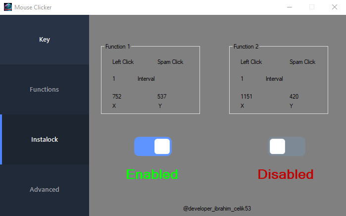 Mouse Clicker:: Instalock screenshot screenshot 2