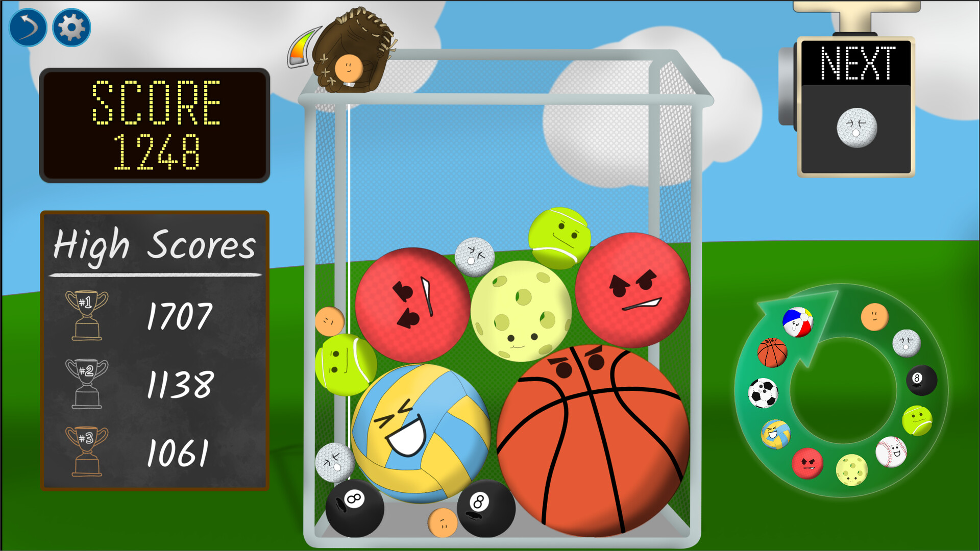 Bubble Ball! screenshot 1