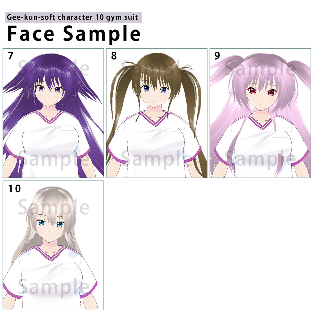 RPG Maker 3D Character Converter - Gee-kun-soft character 10 gym suit #2