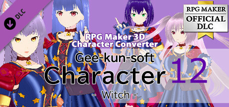 RPG Maker 3D Character Converter - Gee-kun-soft character 12 Witch banner image
