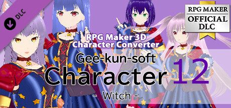 RPG Maker 3D Character Converter - Gee-kun-soft character 12 Witch