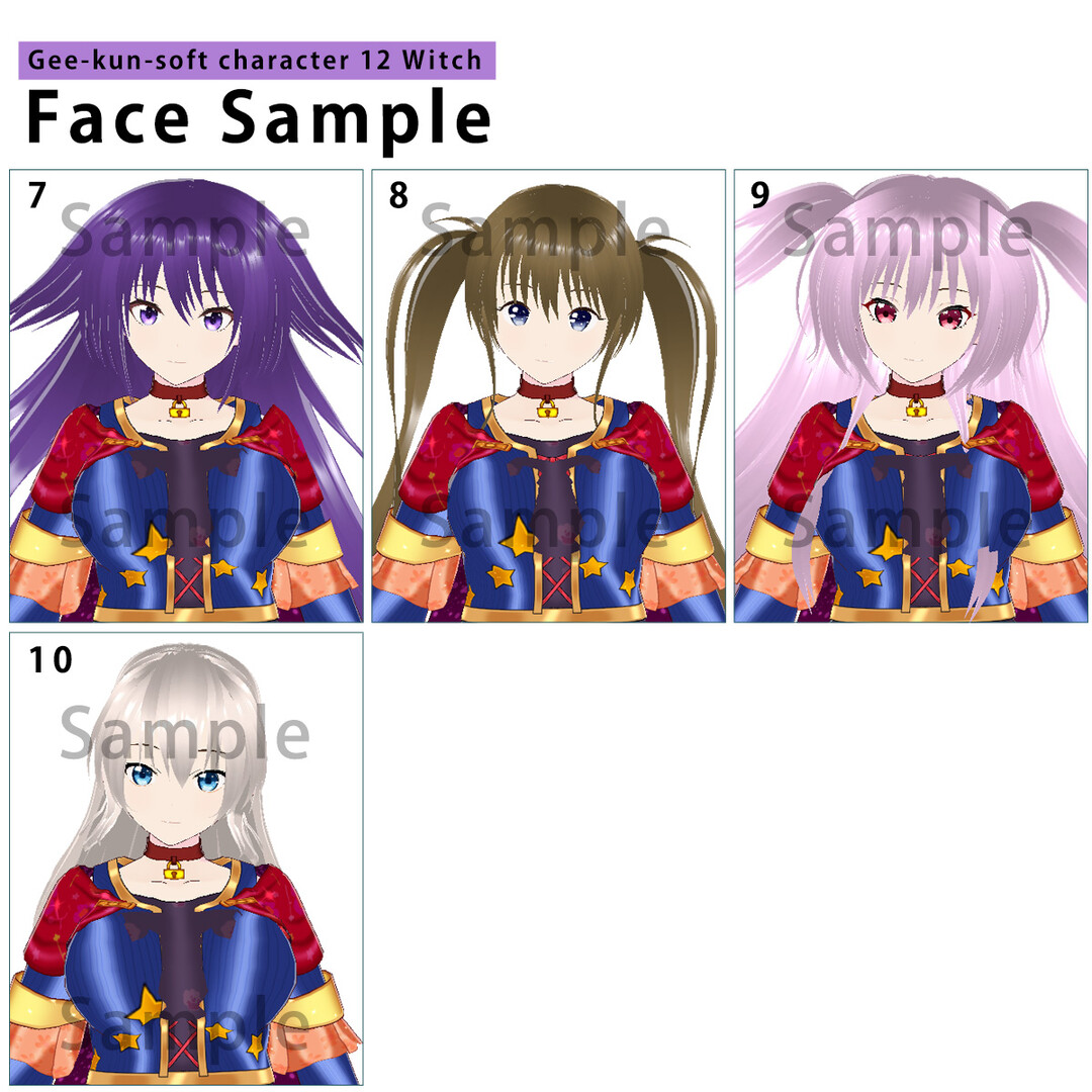 RPG Maker 3D Character Converter - Gee-kun-soft character 12 Witch #4