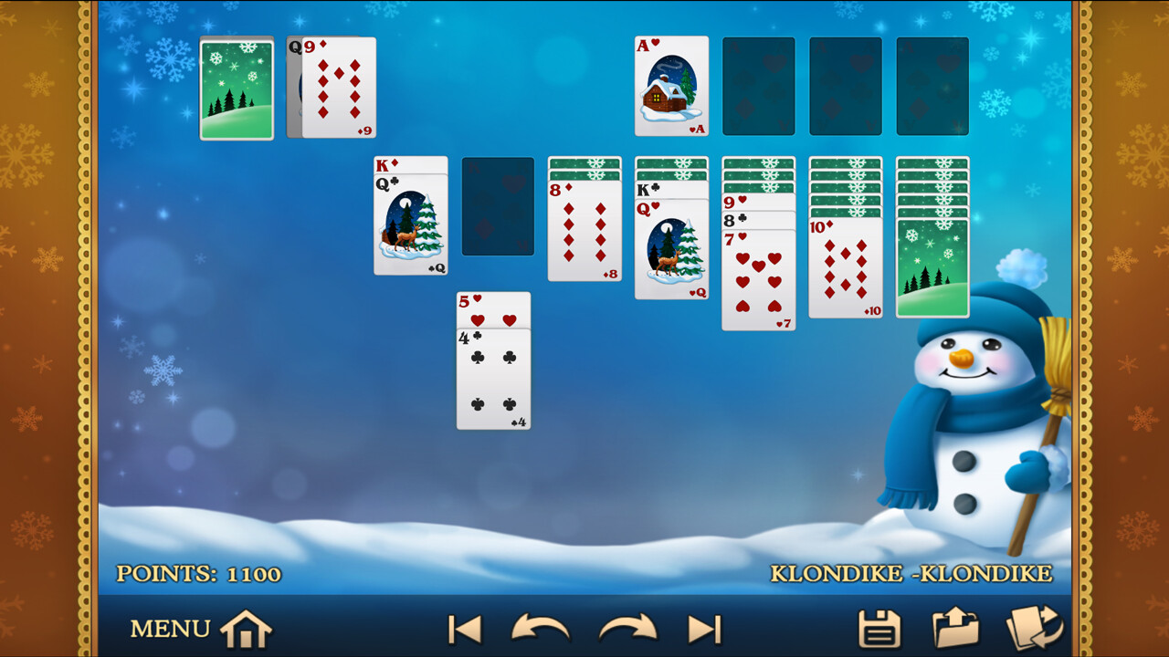 🕹️ Play Christmas Solitaire Game: Free Online Christmas Klondike