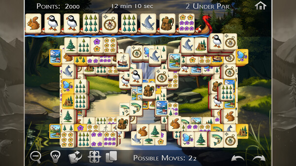 Скриншот из Nordland Mahjongg