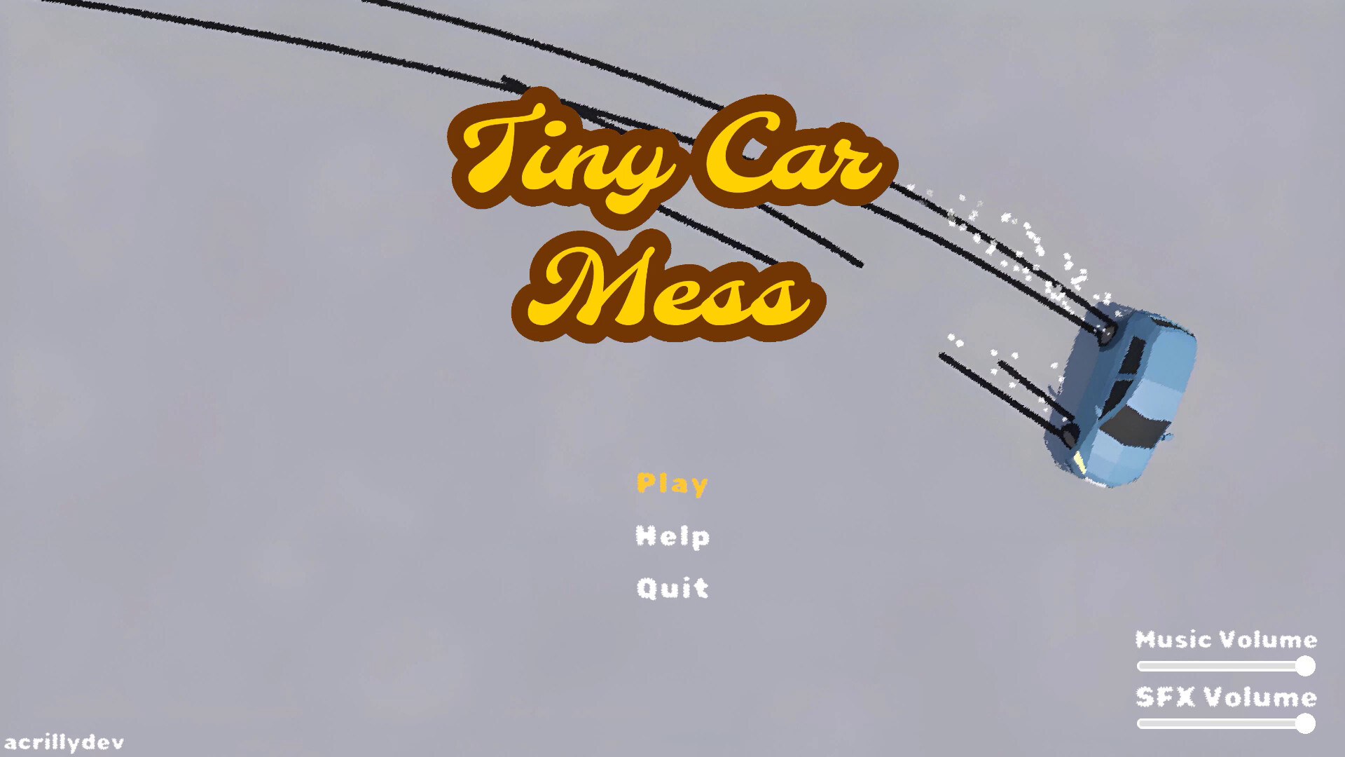 Tiny Car Mess screenshot 1