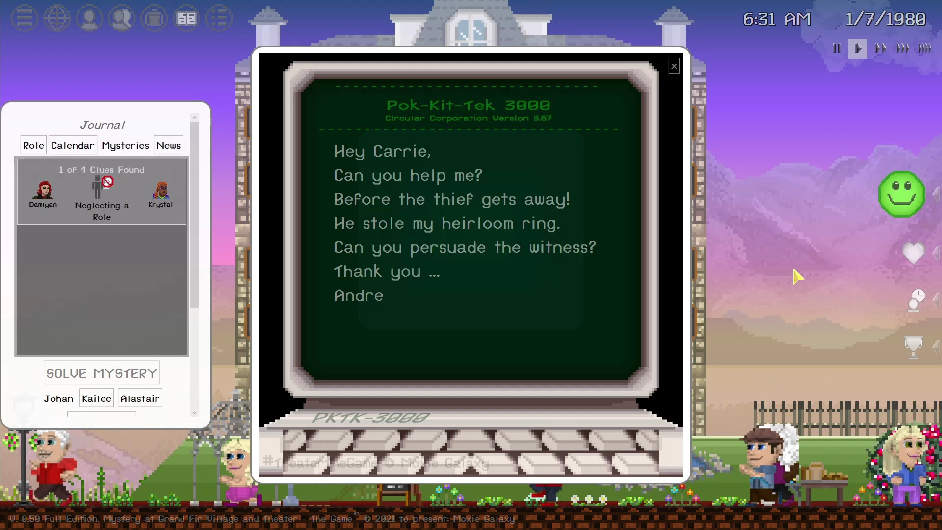 Mystery at Grand Fir Village Soundtrack #9