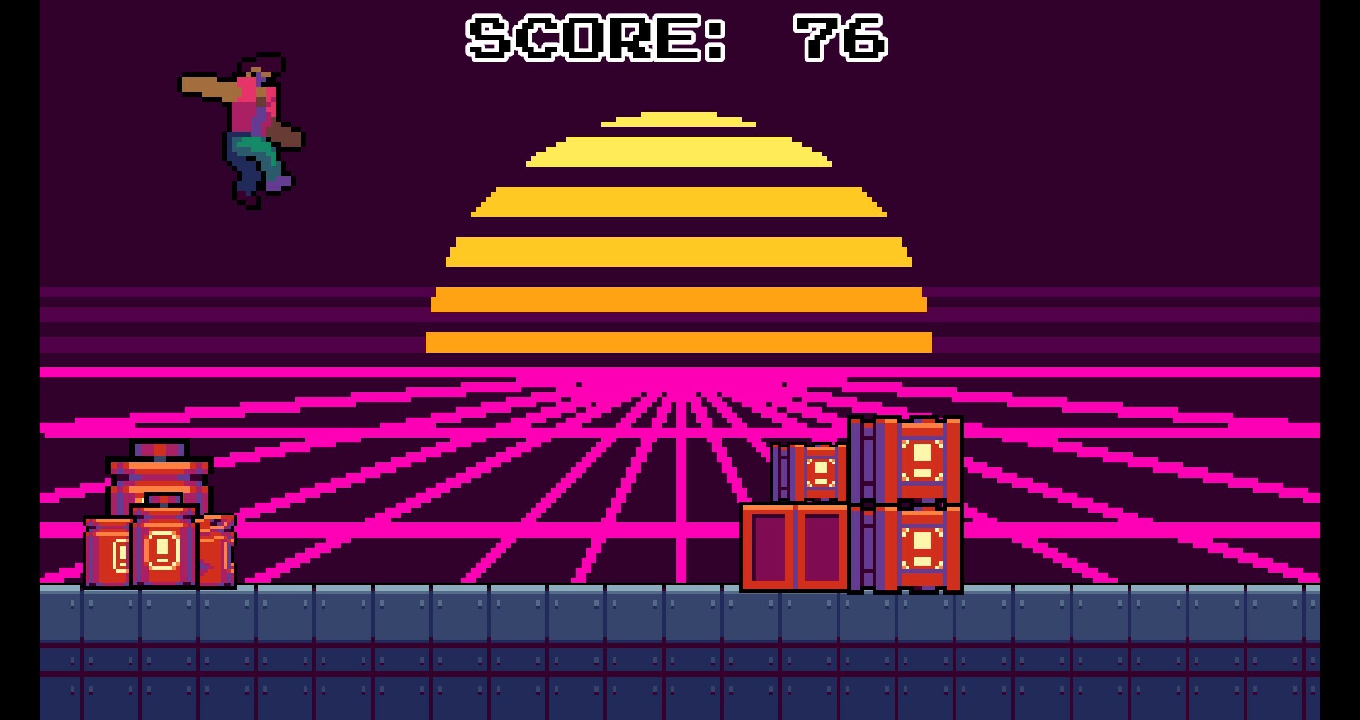 Synthwave Runner #4