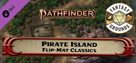 Fantasy Grounds - Pathfinder RPG - Pathfinder Flip-Mat Classics - Pirate Island