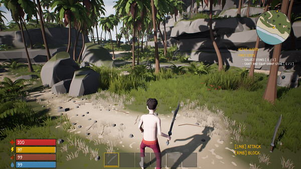 Скриншот из Survival Dead Poly Curved Sword