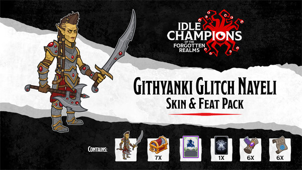 Idle Champions - Githyanki Glitch Nayeli Skin & Feat Pack