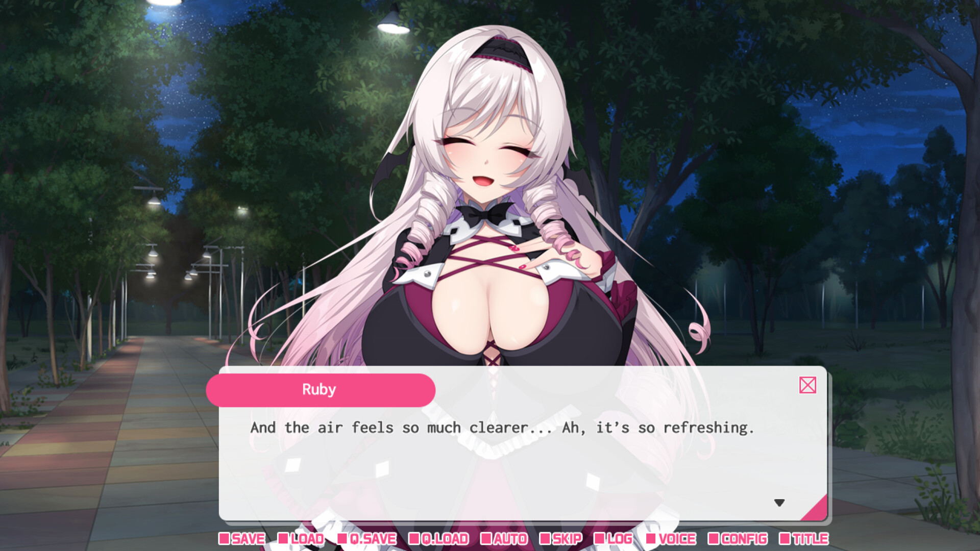 My oshi vtuber jumped through the screen and now we're living together: I want to make a contract with the lady vampire screenshot 1