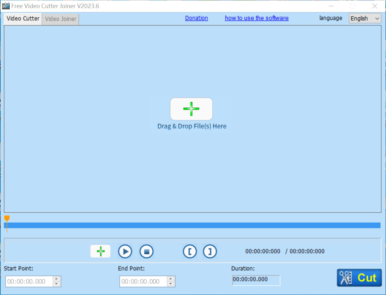 Free Video Cutter Joiner screenshot 1