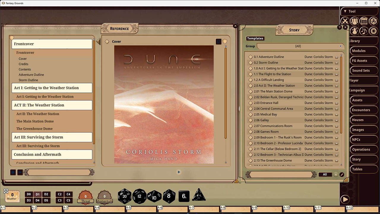 Fantasy Grounds - Dune: Coriolis Storm #2