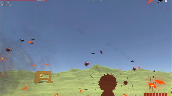 Скриншот из Toucan Rampage: Sandstorm Shooter