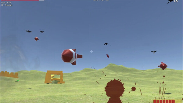 Toucan Rampage: Sandstorm Shooter game for Linux 1