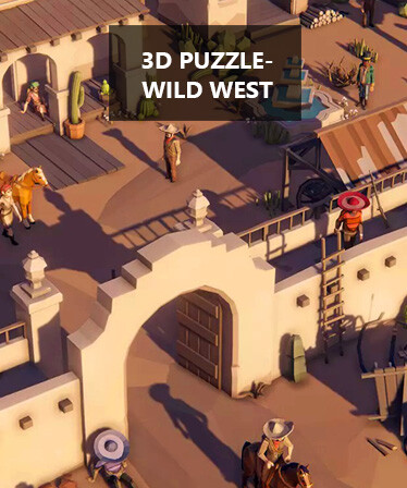 3D PUZZLE - Wild West