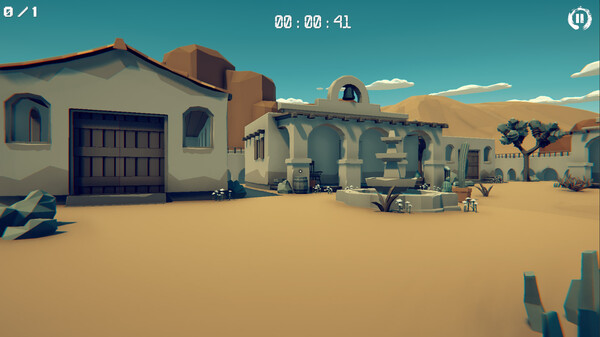 3D PUZZLE - Wild West game for Linux 1