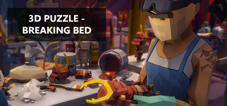 3D PUZZLE - Breaking Bed Cover Image