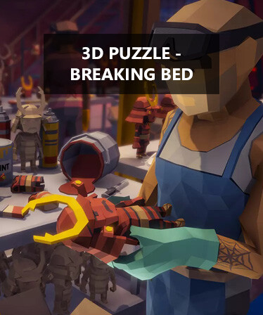 3D PUZZLE - Breaking Bed