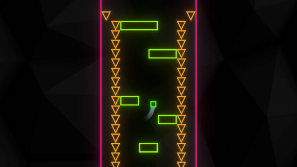Neon Geometry Dash game for Linux 1
