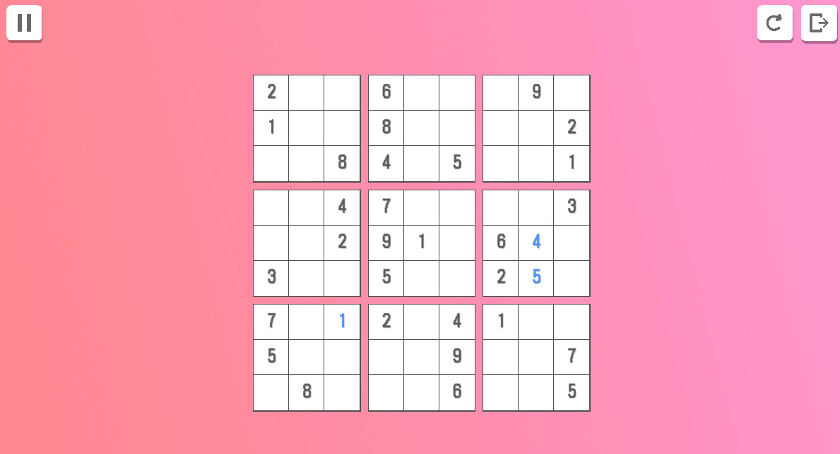 Contract sudoku screenshot screenshot 1