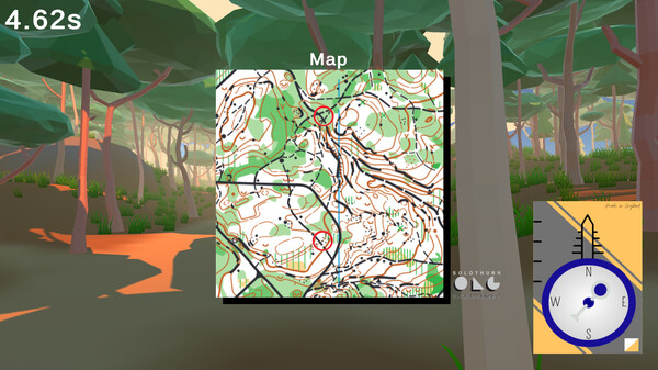 Orienteering Simulator game for Linux 1