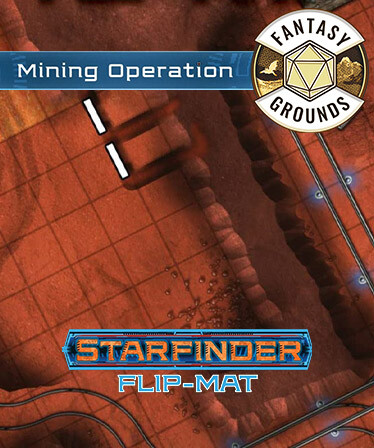 Fantasy Grounds - Starfinder RPG - Starfinder Flip-Mat - Mining Operation