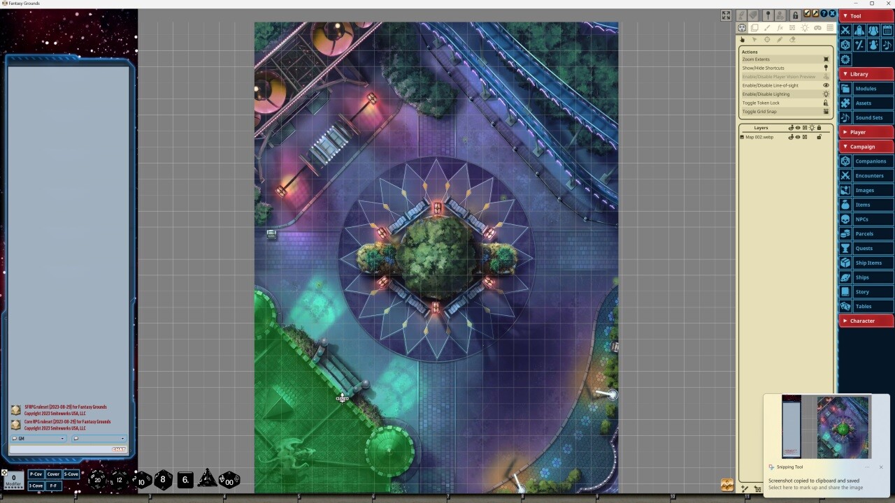 Fantasy Grounds - Starfinder RPG - Starfinder Flip-Mat - Amusement Park #4