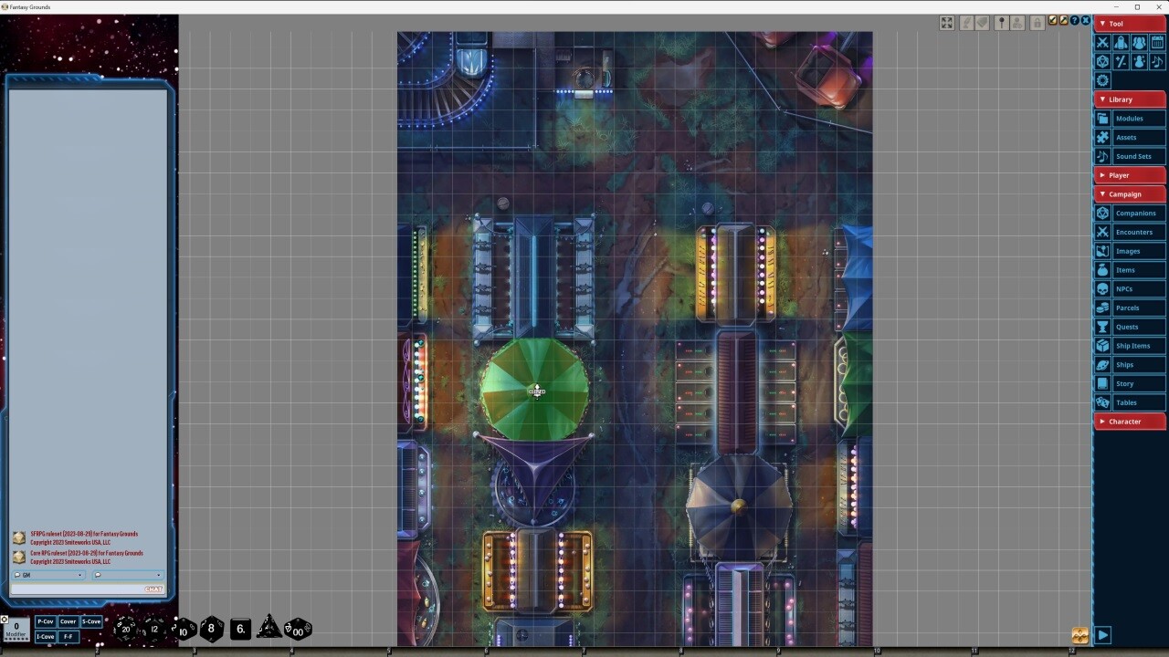Fantasy Grounds - Starfinder RPG - Starfinder Flip-Mat - Amusement Park #5