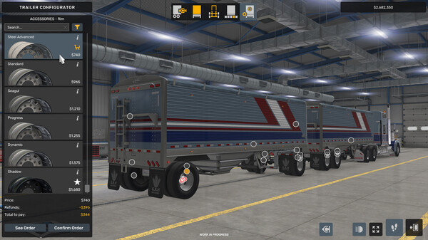 American Truck Simulator (ATS) capture d'écran