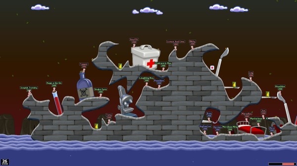 скриншот Worms World Party Remastered 1