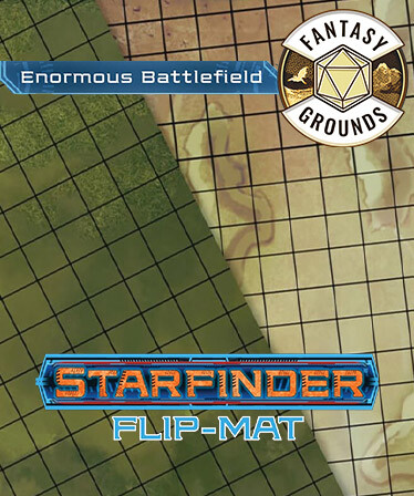 Fantasy Grounds - Starfinder RPG - Starfinder Flip-Mat - Enormous Battlefield