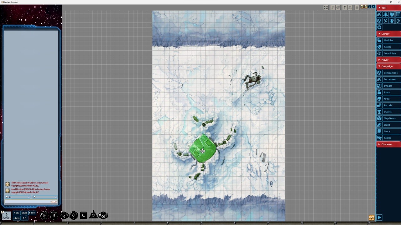 Fantasy Grounds - Starfinder RPG - Starfinder Flip-Mat - Enormous Battlefield #4