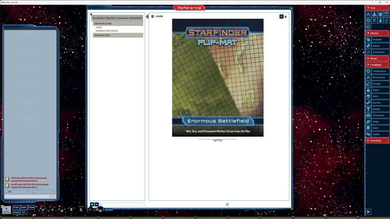 Fantasy Grounds - Starfinder RPG - Starfinder Flip-Mat - Enormous Battlefield #0