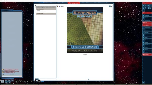 Fantasy Grounds - Starfinder RPG - Starfinder Flip-Mat - Enormous Battlefield