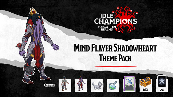 Idle Champions: Mind Flayer Shadowheart Theme Pack