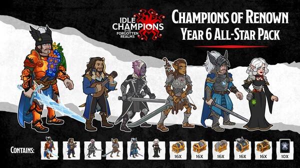 Idle Champions - Champions of Renown: Year 6 All-Star Pack