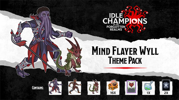 Idle Champions - Mind Flayer Wyll Theme Pack