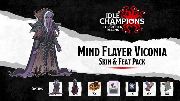 Idle Champions - Mind Flayer Viconia Skin & Feat Pack